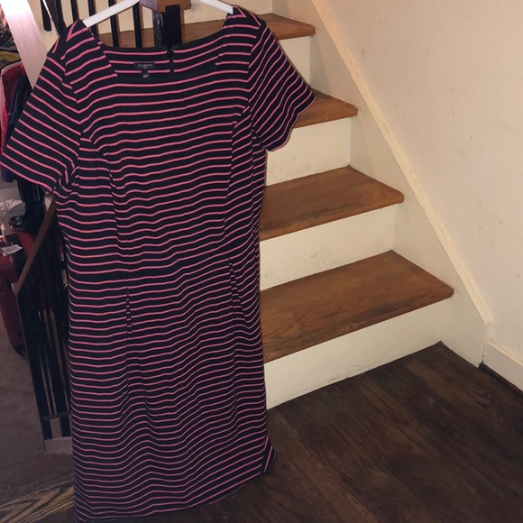 Talbots Dresses & Skirts - Talbots blue and pink striped dress